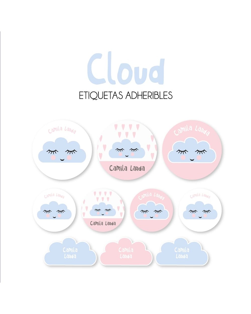 Guarderia Cloud-Etiquetas Para Guarderia Guarderia Cloud-Etiquetas Para Guarderia