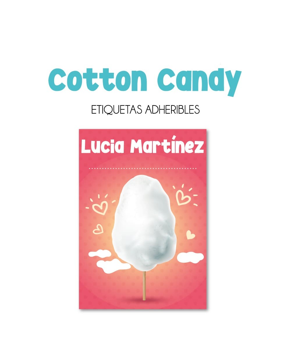 Pack Ropa y Escuela Cotton Candy | Pack Ropa y Adheribles Pack Ropa y Escuela Cotton Candy | Pack Ropa y Adheribles
