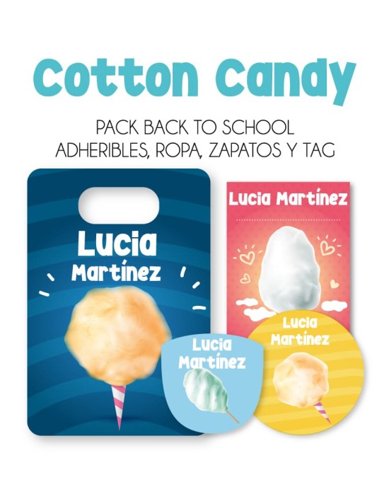 Pack Back to School Cotton Candy