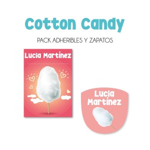 Pack Escuela y Zapatos Cotton Candy Pack Escuela y Zapatos Cotton Candy