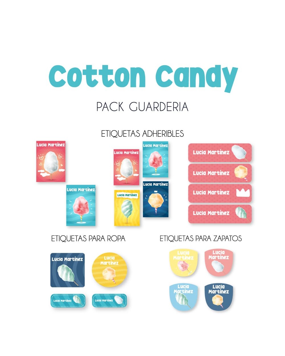 Pack Guardería Cotton Candy | Pack Guarderia Pack Guardería Cotton Candy | Pack Guarderia