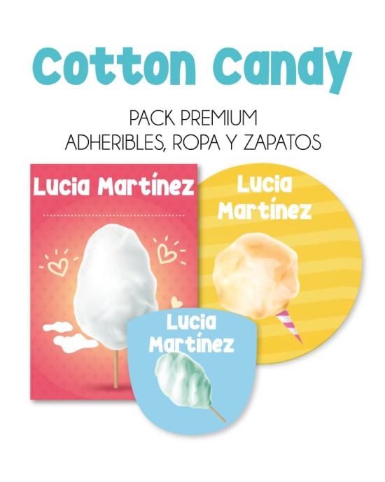 Pack Premium Ropa, Zapatos y Escuela Cotton Candy