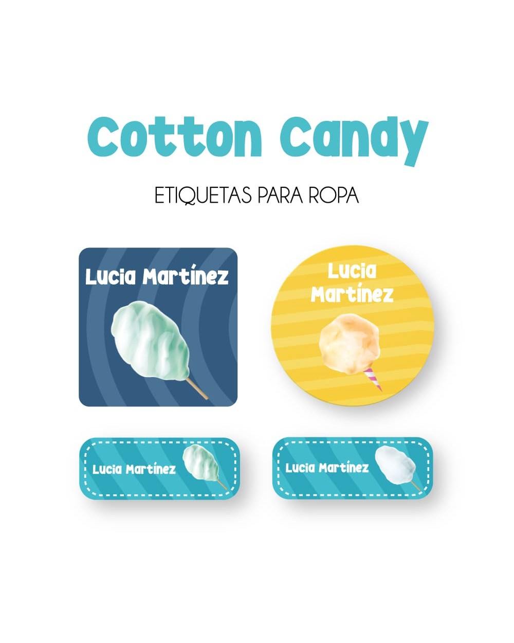 Ropa Cotton Candy-Etiquetas Para Ropa Ropa Cotton Candy-Etiquetas Para Ropa