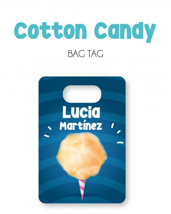 Tag Cotton Candy | Bag Tags