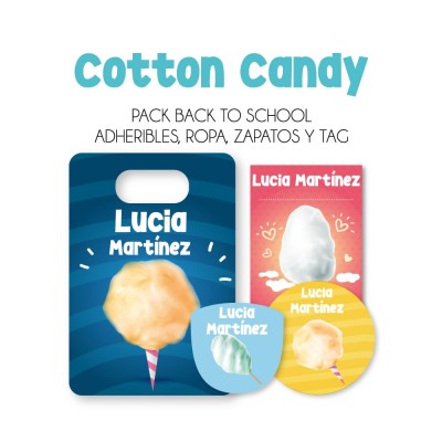 Pack Back to School Cotton Candy