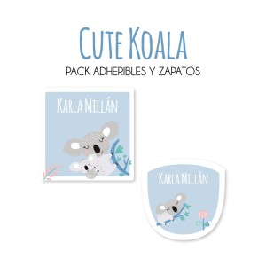 Pack Escuela y Zapatos Cute Koala