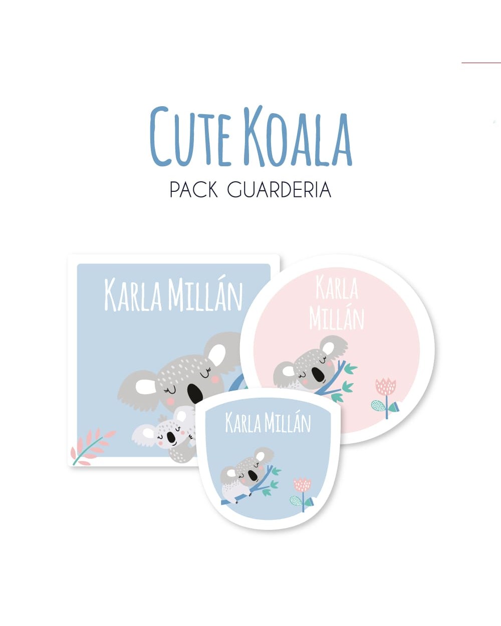 Pack Guardería Cute Koala | Pack Guarderia Pack Guardería Cute Koala | Pack Guarderia