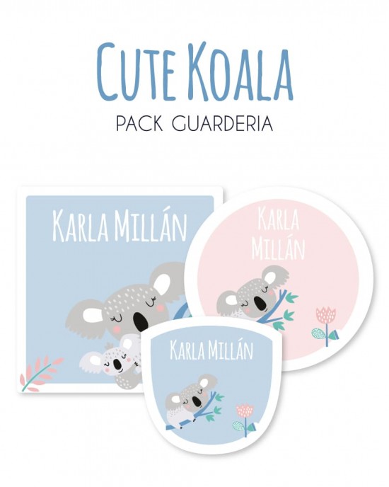 Pack Guardería Cute Koala | Pack Guarderia
