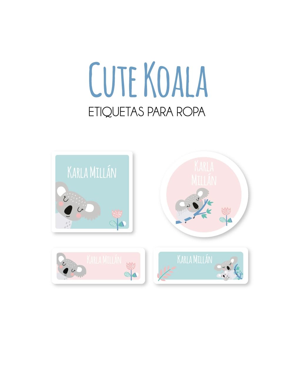 Ropa Cute Koala-Etiquetas Para Ropa Ropa Cute Koala-Etiquetas Para Ropa