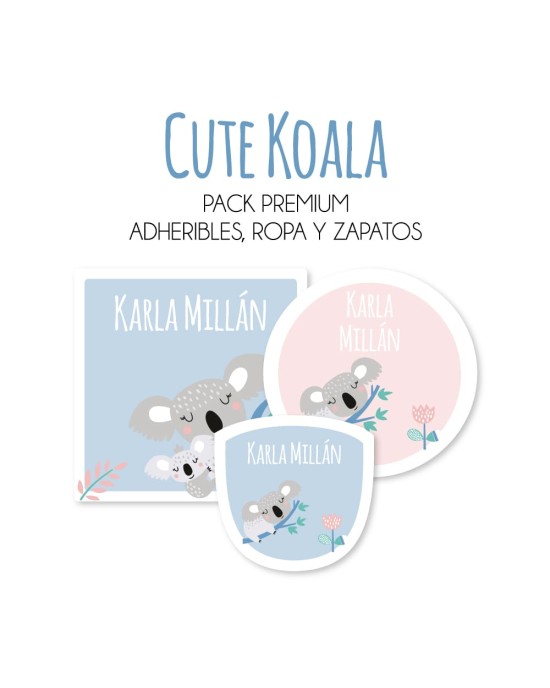 Pack Premium Ropa, Zapatos y Escuela Cute Koala | Pack Premium