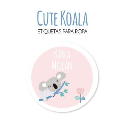 Ropa PLANCHABLES Cute Koala 