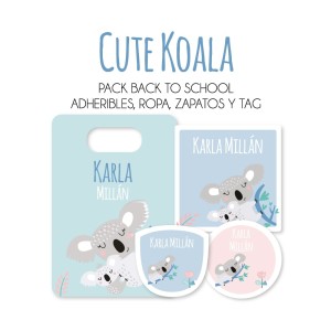 Pack Back to School Cute Koala