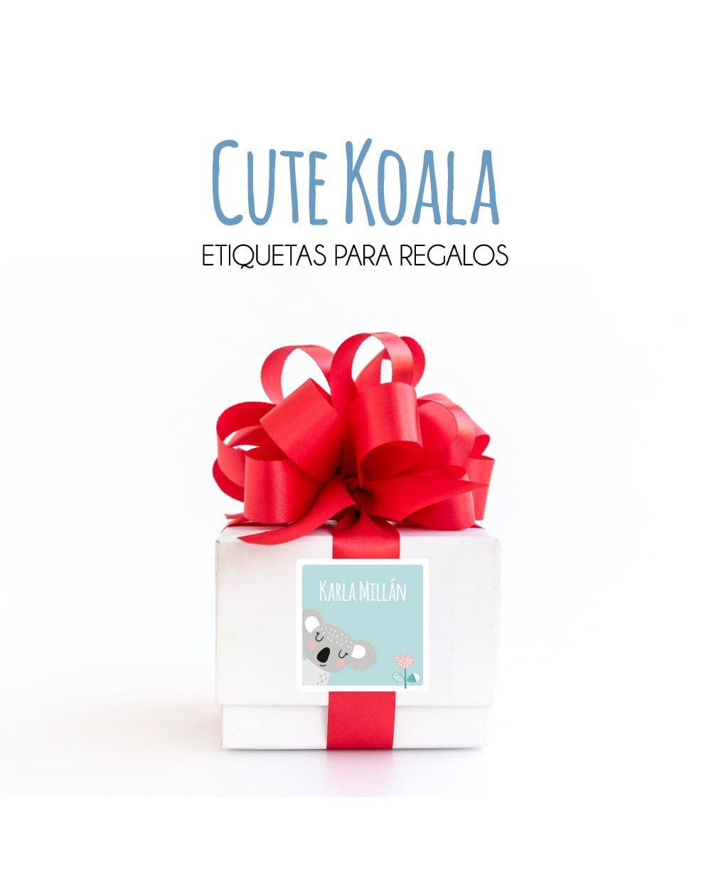 Paquete de etiquetas para Regalo Cute Koala - Etiquetas Para Regalos Paquete de etiquetas para Regalo Cute Koala - Etiquetas Para Regalos
