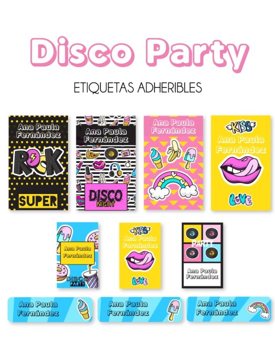 Pack Guardería Disco Party