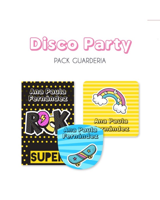 Pack Guardería Disco Party | Pack Guarderia