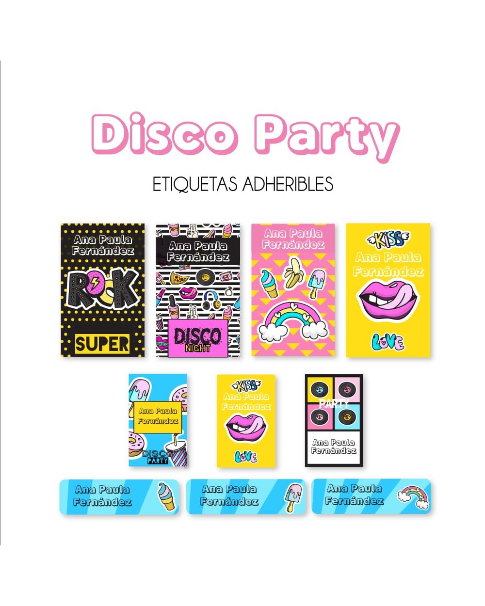 Pack Guardería Disco Party | Pack Guarderia Pack Guardería Disco Party | Pack Guarderia