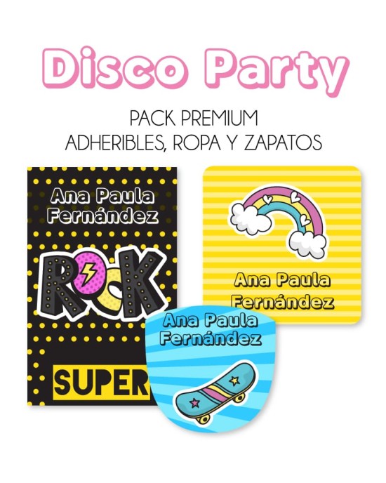 Pack Premium Ropa, Zapatos y Escuela Disco Party