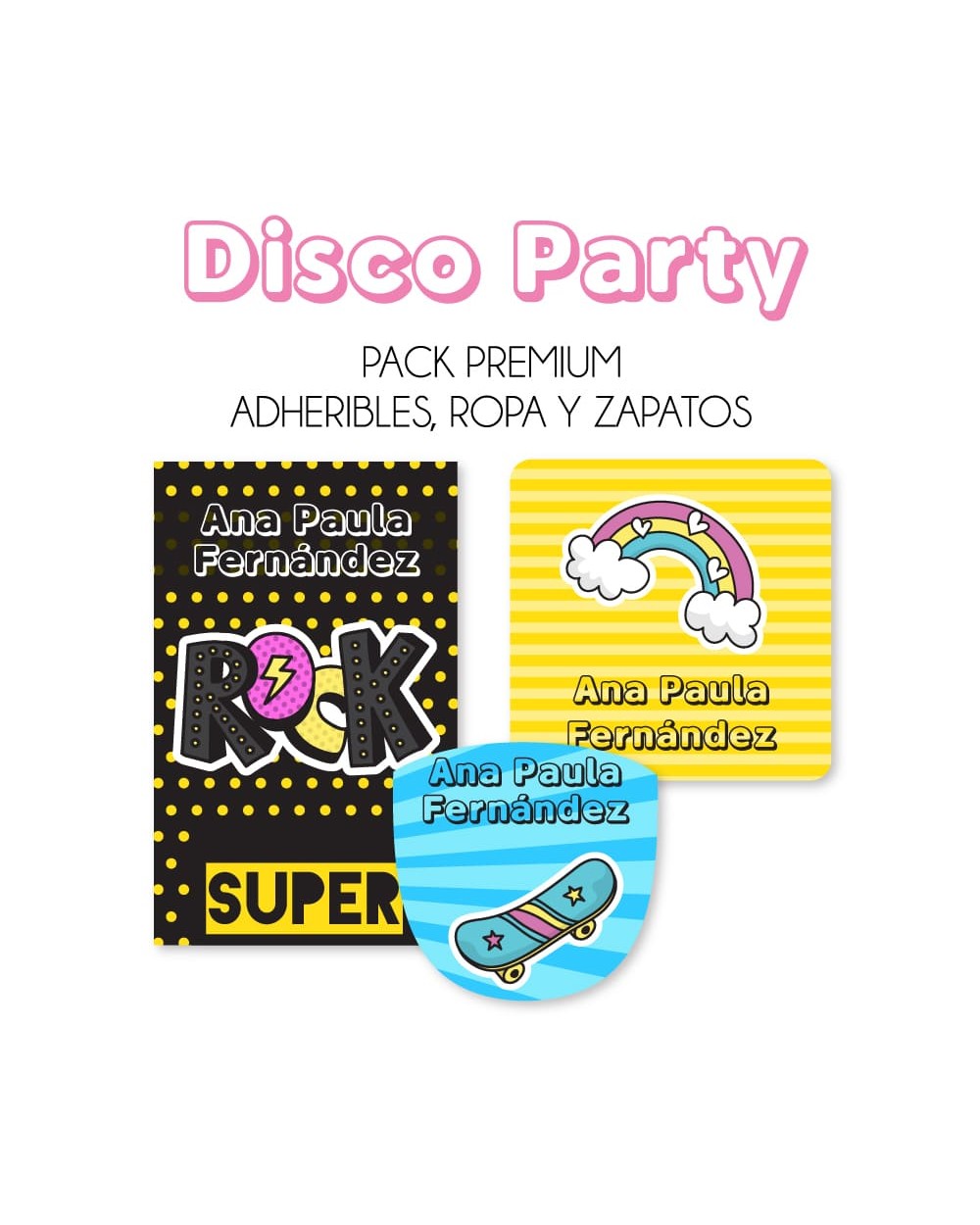 Pack Premium Ropa, Zapatos y Escuela Disco Party | Pack Premium Pack Premium Ropa, Zapatos y Escuela Disco Party | Pack Premium