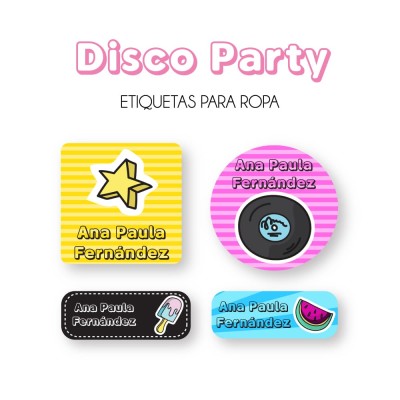 Ropa PLANCHABLES Disco Party Ropa PLANCHABLES Disco Party