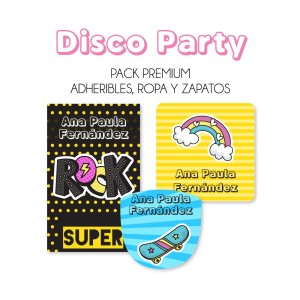 Pack Premium Ropa, Zapatos y Escuela Disco Party Pack Premium Ropa, Zapatos y Escuela Disco Party