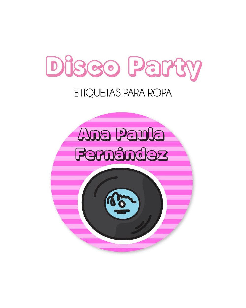 Ropa Disco Party-Etiquetas Para Ropa Ropa Disco Party-Etiquetas Para Ropa