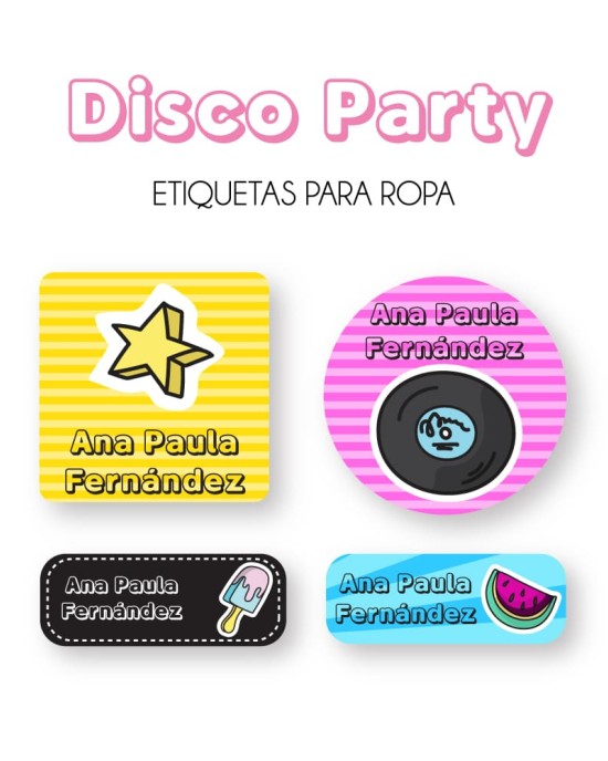 Pack Guardería Disco Party