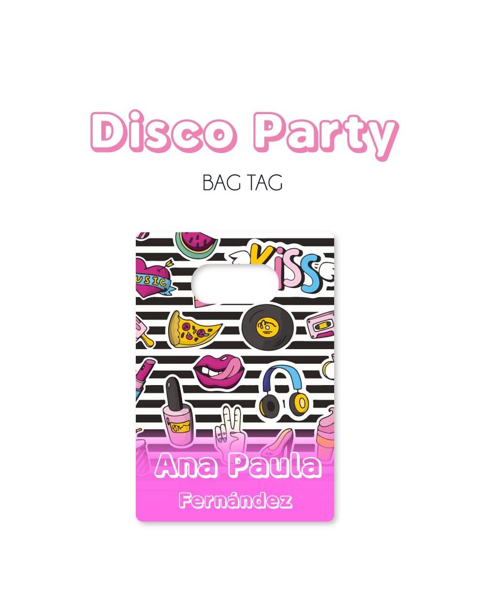 Tag Disco Party | Bag Tags Tag Disco Party | Bag Tags