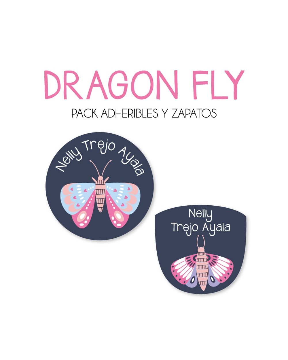 Pack Escuela y Zapatos Dragon Fly | Pack Adheribles y Zapatos Pack Escuela y Zapatos Dragon Fly | Pack Adheribles y Zapatos