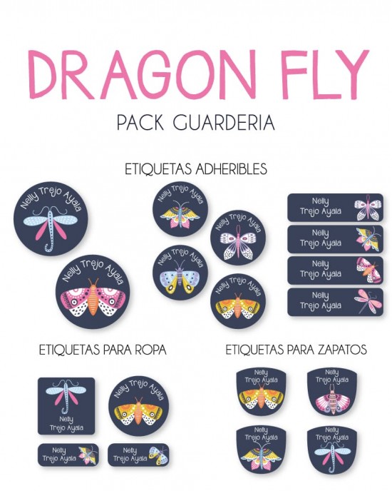 Pack Guardería Dragon Fly | Pack Guarderia