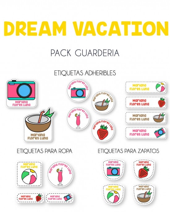 Pack Guardería Dream Vacation | Pack Guarderia