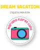 Ropa Dream Vacation-Etiquetas Para Ropa