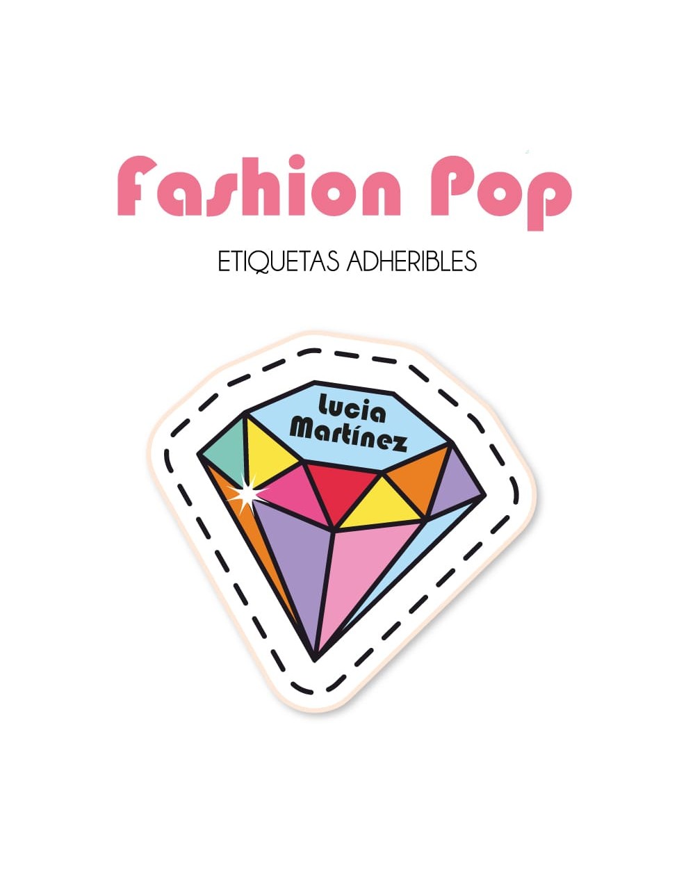 Guarderia Fashion Pop-Etiquetas Para Guarderia