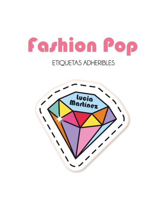 Guarderia Fashion Pop-Etiquetas Para Guarderia