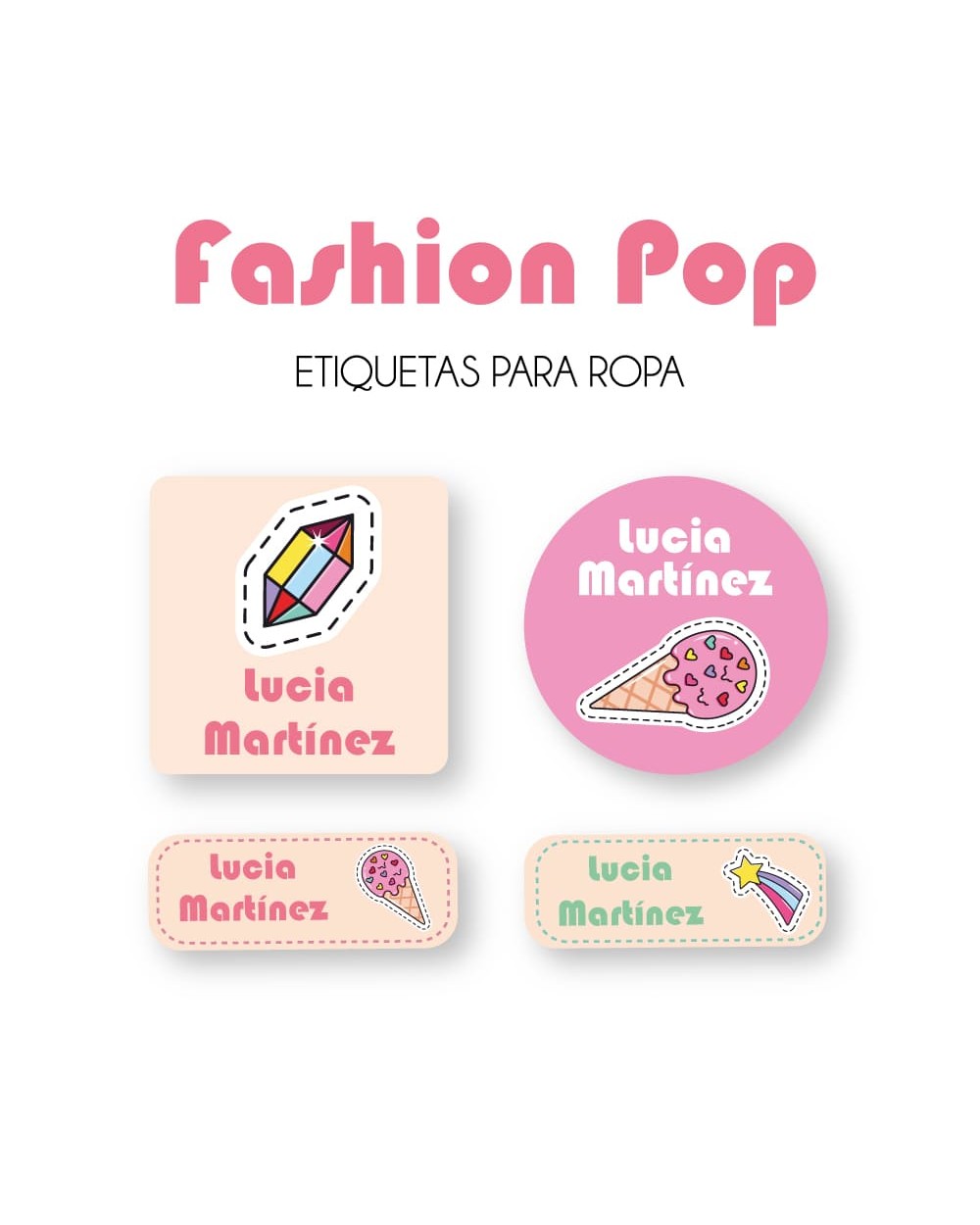 Ropa Fashion Pop-Etiquetas Para Ropa Ropa Fashion Pop-Etiquetas Para Ropa