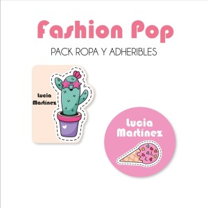 Pack Ropa y Escuela Fashion Pop