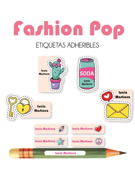 Pack Ropa y Escuela Fashion Pop