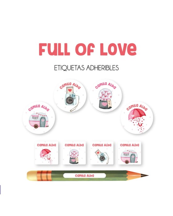Pack Ropa y Escuela Full of Love | Pack Ropa y Adheribles