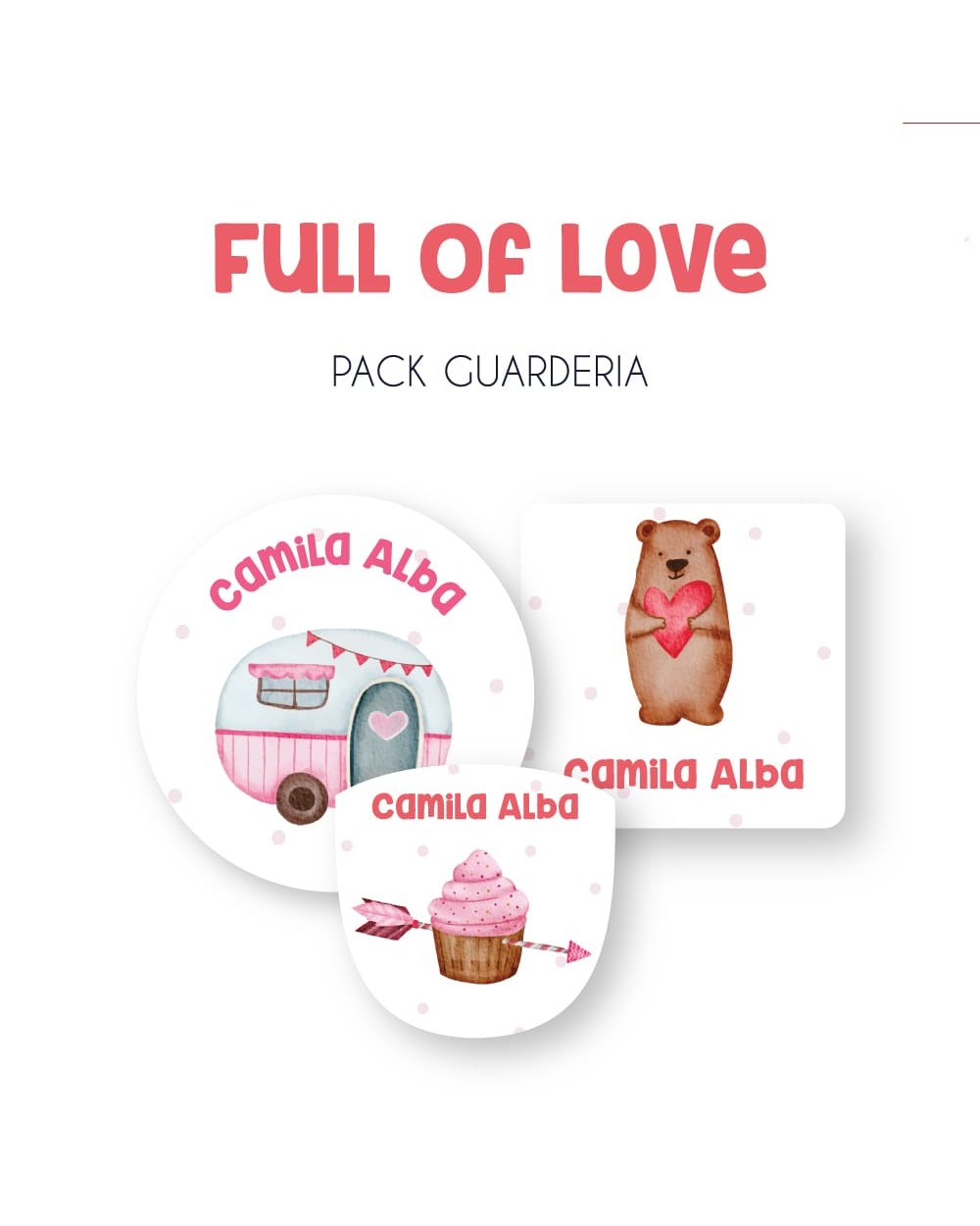 Pack Guardería Full of Love | Pack Guarderia Pack Guardería Full of Love | Pack Guarderia