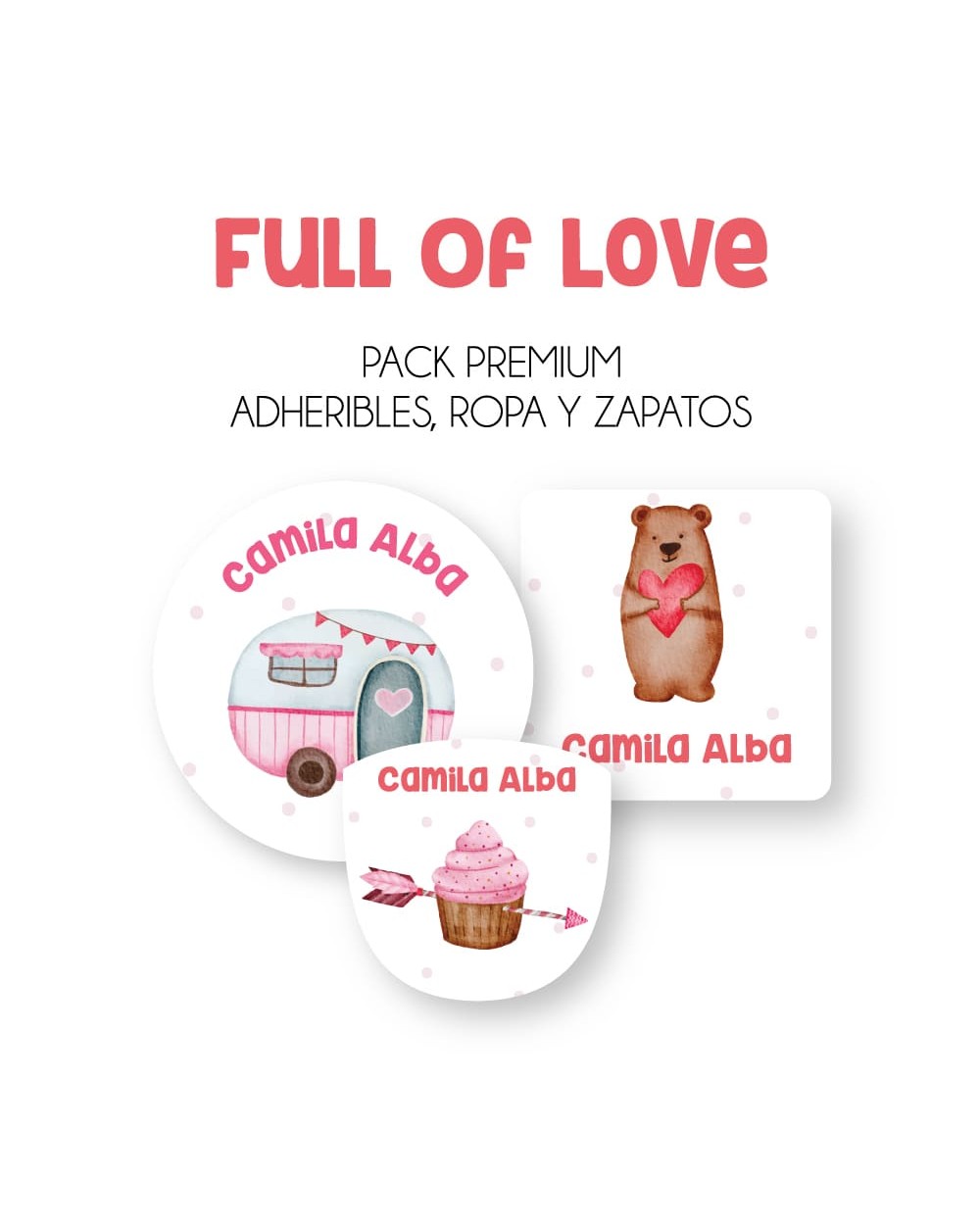 Pack Premium Ropa, Zapatos y Escuela Full of Love | Pack Premium