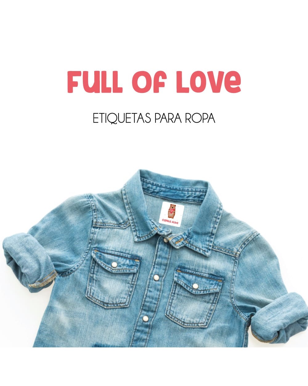 Ropa Full of Love-Etiquetas Para Ropa Ropa Full of Love-Etiquetas Para Ropa