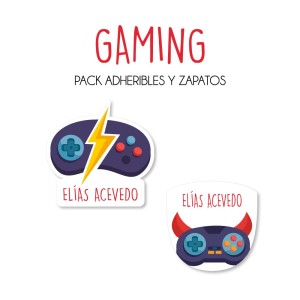 Pack Escuela y Zapatos Gaming