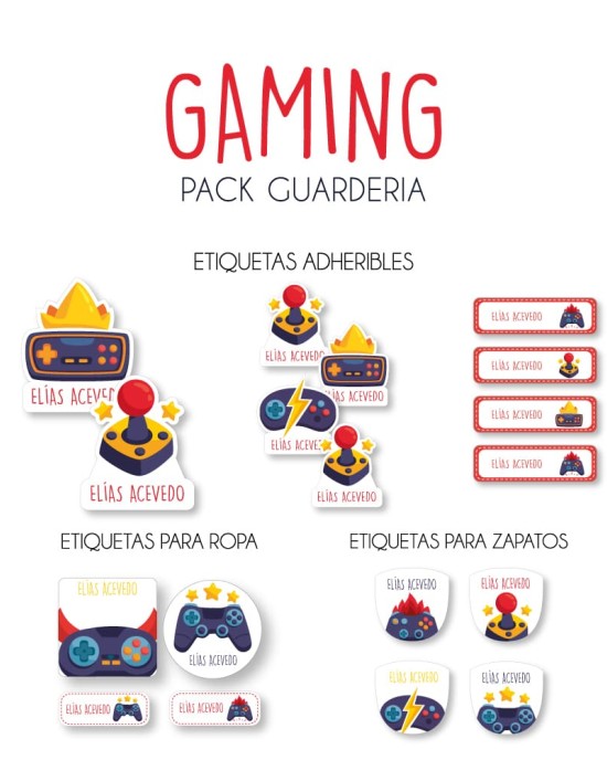 Pack Guarderia Gaming Pack Guarderia Gaming