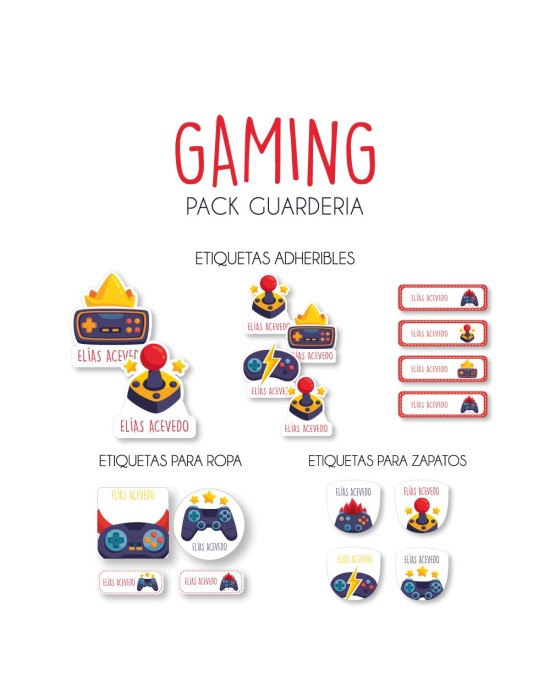 Pack Guarderia Gaming | Pack Guarderia