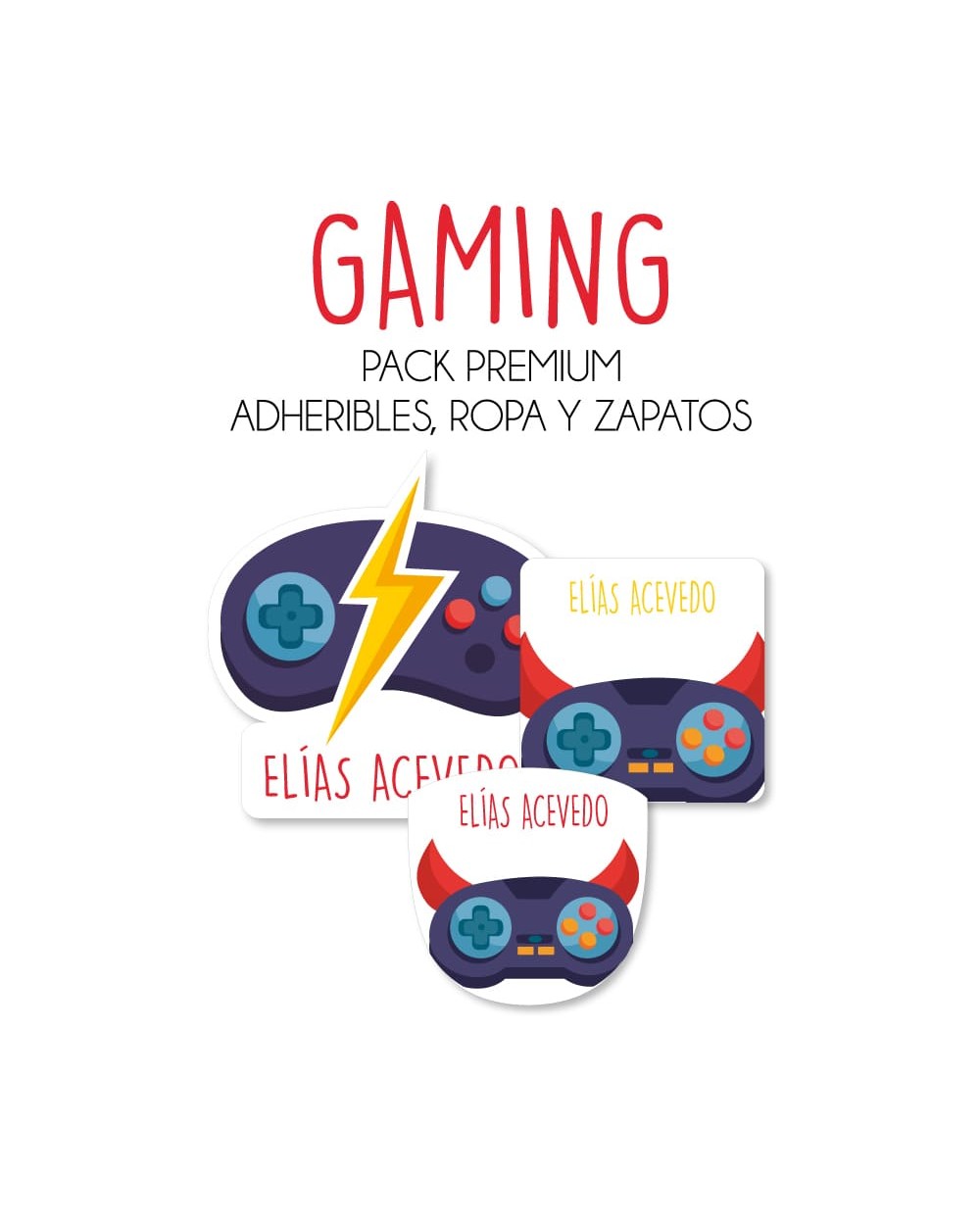 Pack Premium Ropa, Zapatos y Escuela Gaming | Pack Premium Pack Premium Ropa, Zapatos y Escuela Gaming | Pack Premium