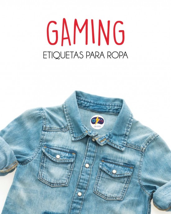 Ropa Gaming-Etiquetas Para Ropa