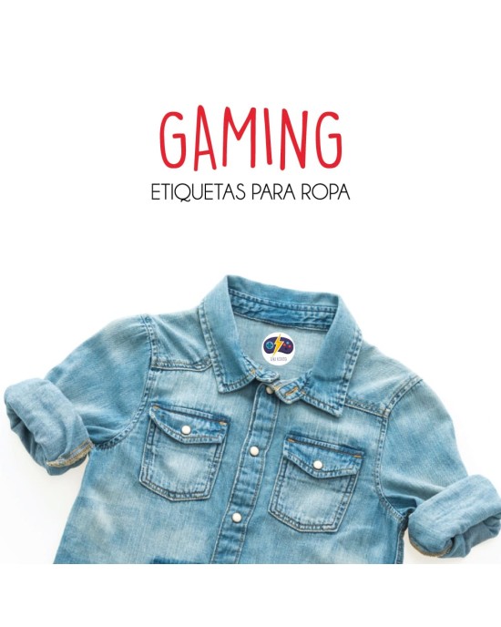Ropa Gaming-Etiquetas Para Ropa