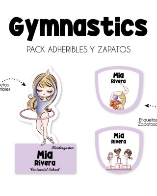 Pack Escuela y Zapatos Gymnastics