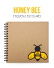 Escuela Adheribles Honey Bee-Etiquetas Para Escuela