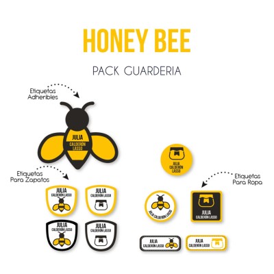 Pack Guardería Honey Bee Pack Guardería Honey Bee