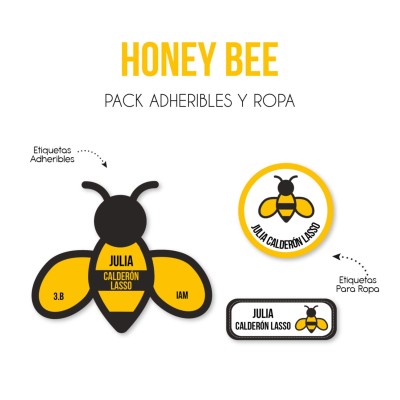 Pack Ropa y Escuela Honey Bee